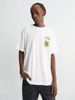 S/S Clover T-Shirt i Hvid