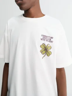 S/S Clover T-Shirt i Hvid