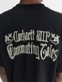 S/S Commuting Tales T-Shirt i Sort