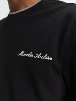 SS T-shirt i Sort