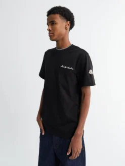 SS T-shirt i Sort