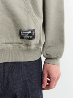 Staple Sweat Zip Hoodie LS i Khaki