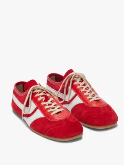 Suede Sneakers i Rød