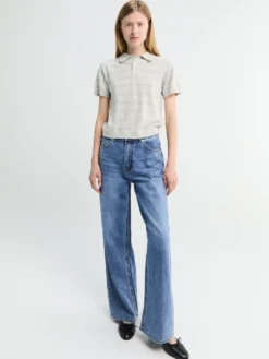 Summer Relaxed Jeans i Klassisk Blå