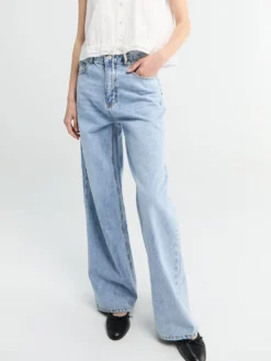 Summer Relaxed Jeans i Lyseblå