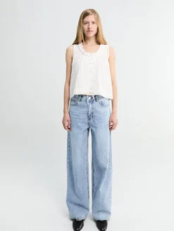 Summer Relaxed Jeans i Lyseblå