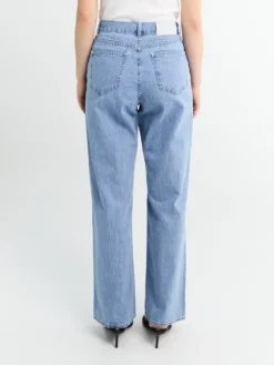 Summer Straight Jeans i Lyseblå