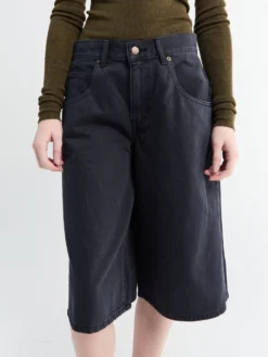Super Baggy Jorts i Chipped Black Oyster