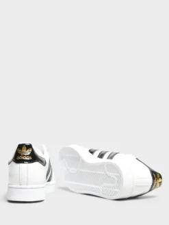 Superstar II W Sneakers i Cloud White, Core Black og Gold Metallic