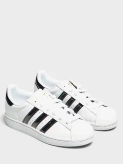 Superstar II W Sneakers i Cloud White, Core Black og Gold Metallic