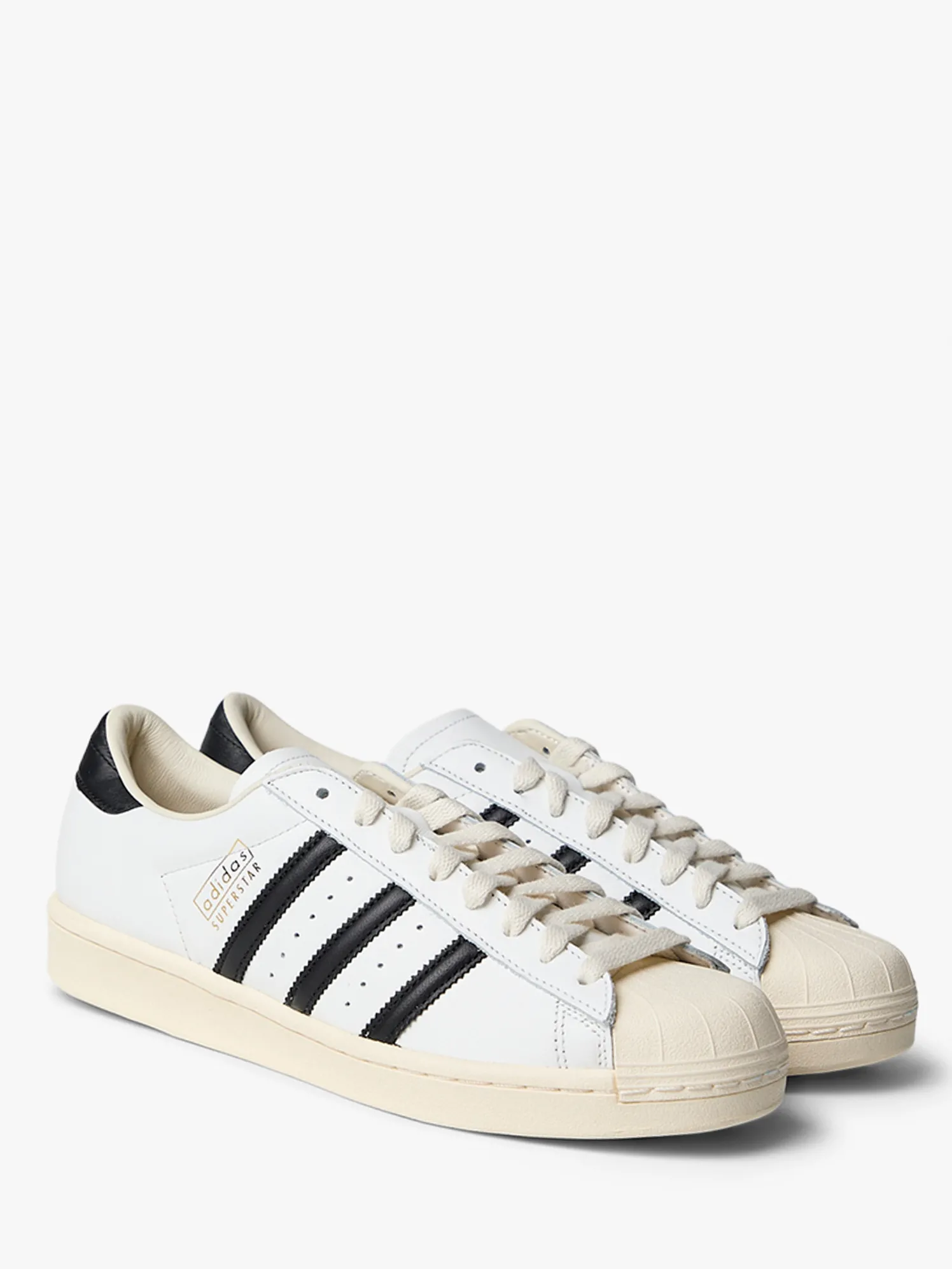 Superstar Vintage i Core White, Core black og Cream White