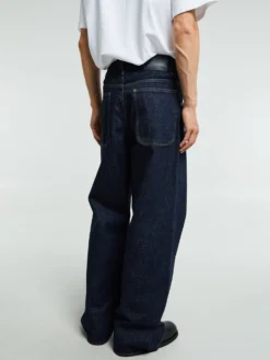 Super Wide Jeans i Simple Rinse Blue