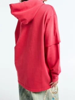 Sweatshirt i Bright Red