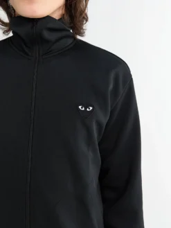 Sweatshirt med Sort Emblem i Sort