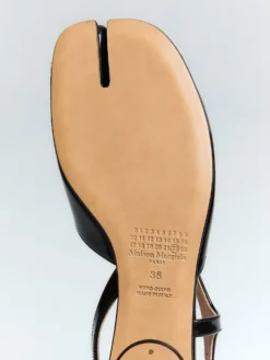 Tabi Flat Slingback i Sort