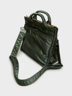 Tanker Square Tote Bag i Salviegrøn