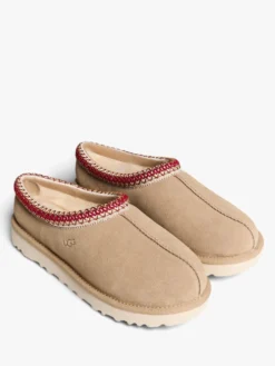 Tasman II Slippers i Sand og Dark Cherry