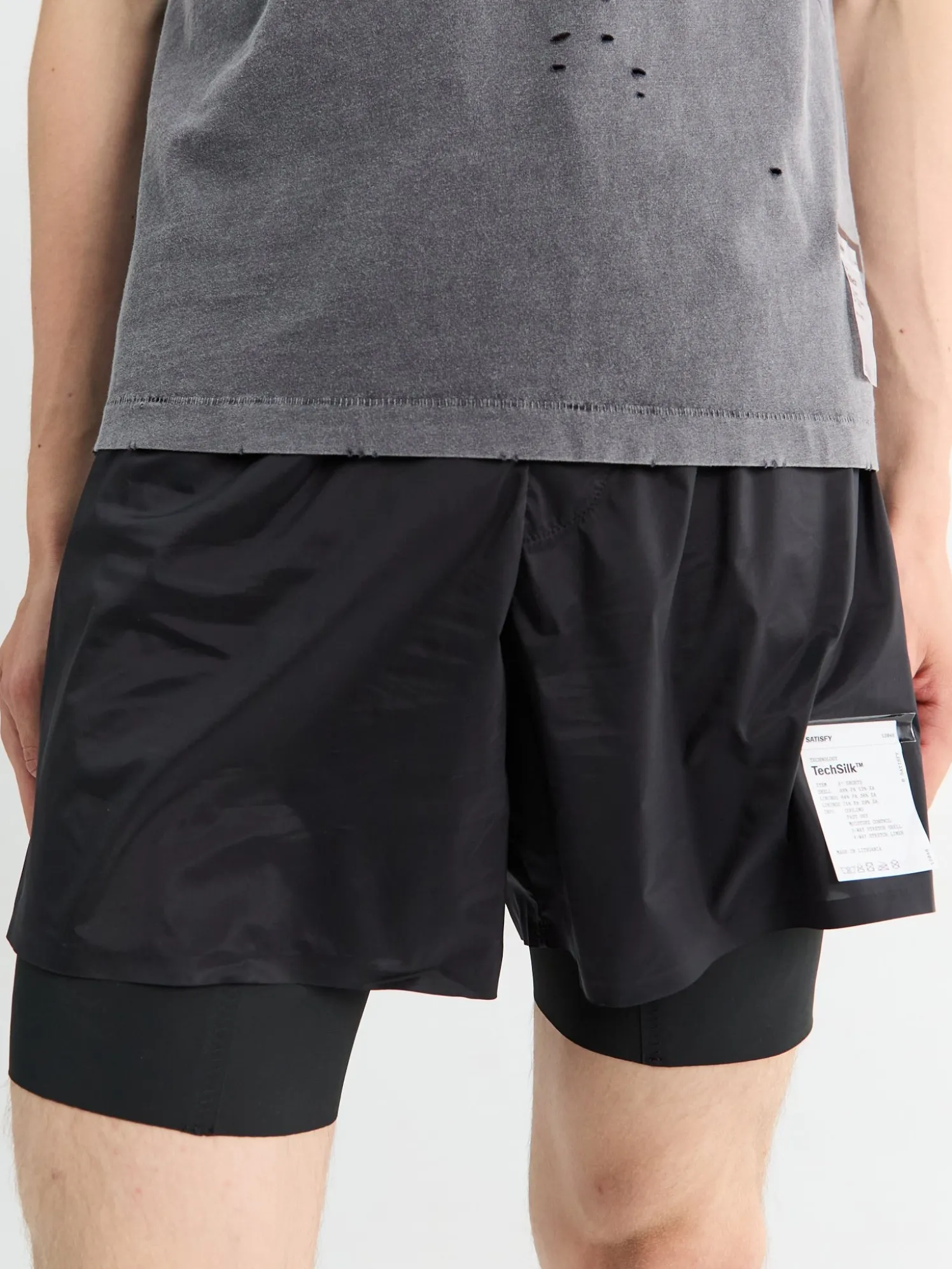 TechSilk 8 Shorts i Sort