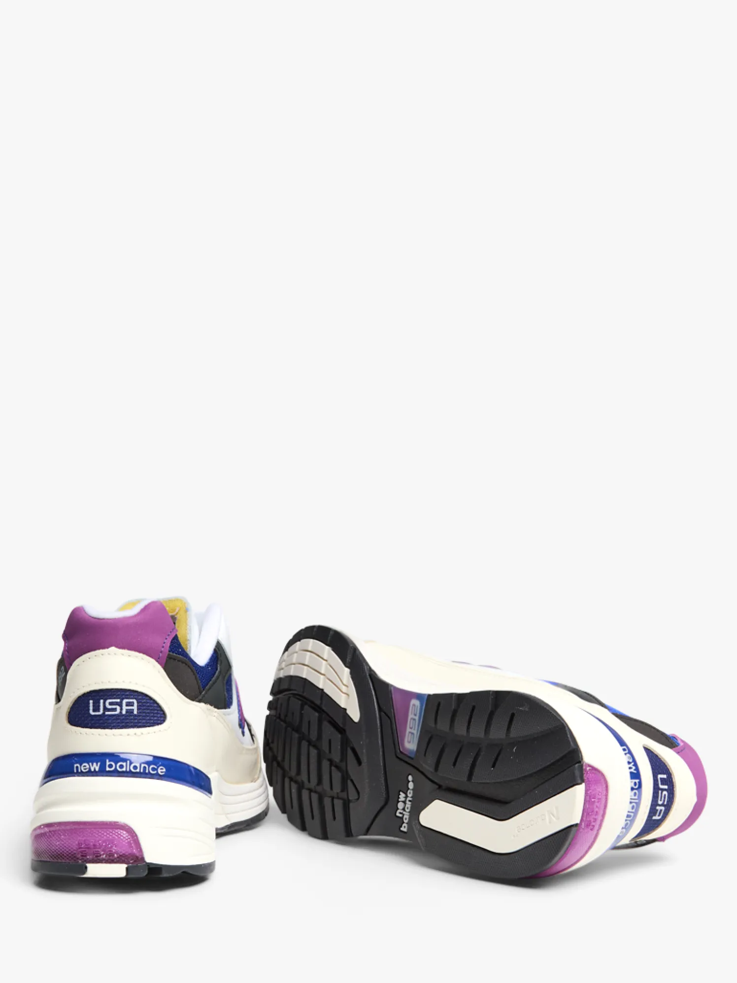 Teddy Santis 992 Sneakers i Team Royal og Purple Fuschia