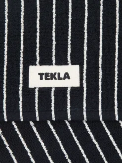 Terry Bademåtte i Black Stripes