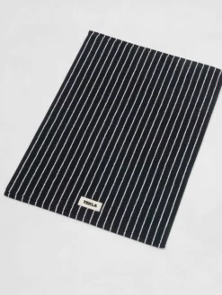 Terry Bademåtte i Black Stripes
