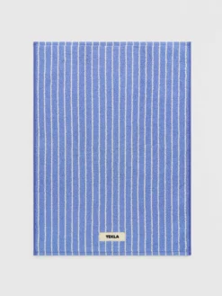 Terry Bademåtte i Clear Blue Stripes