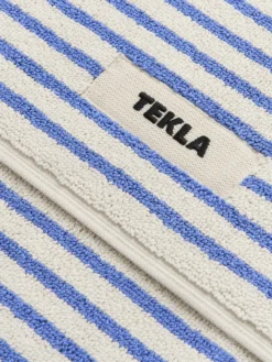 Terry Bademåtte i Coastal Blue Stripes