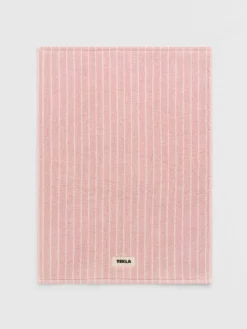 Terry Bademåtte i Shaded Pink Stripes