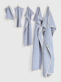 Terry Håndklæde i Coastal Blue Stripes