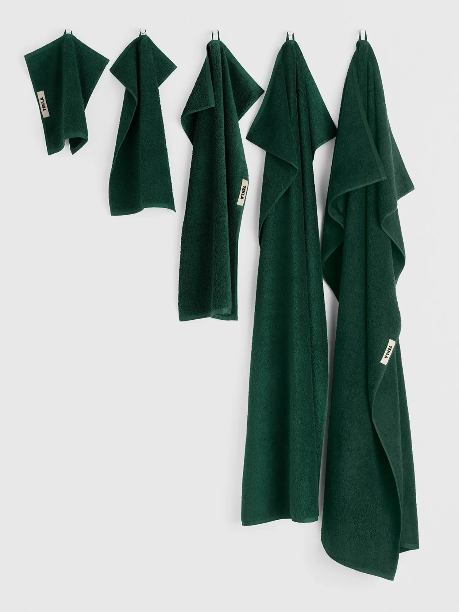 Terry Håndklæde i Forest Green