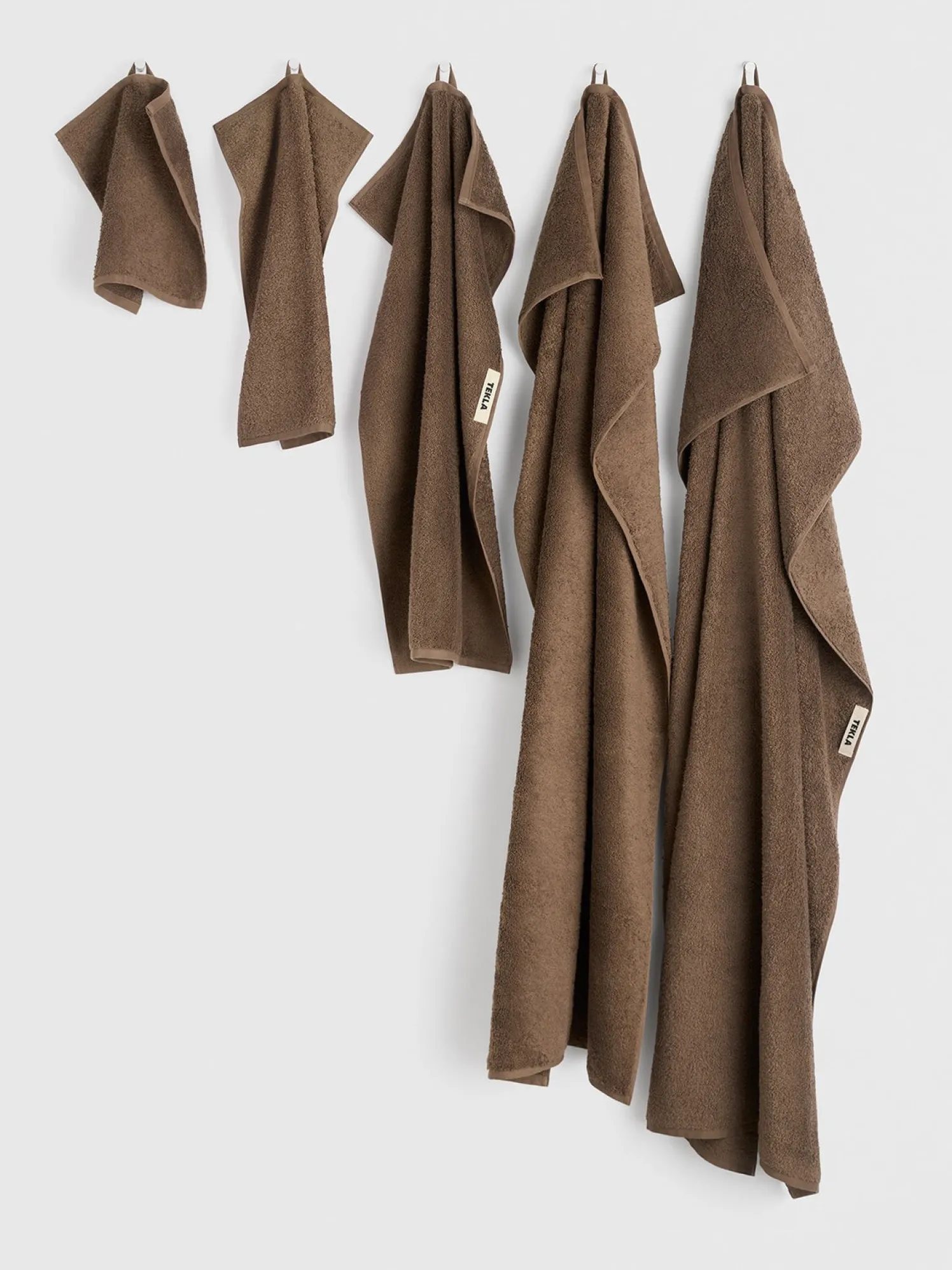 Terry Håndklæde i Kodiak Brown