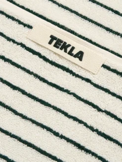 Terry Håndklæde i Racing Green Stripes
