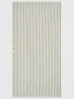 Terry Håndklæde i Racing Green Stripes