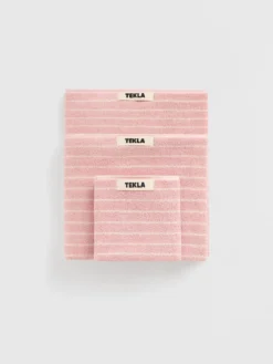 Terry Håndklæde i Shaded Pink Stripes