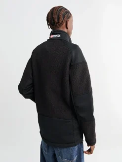 Tindur Technical Shearling Jakke i Sort