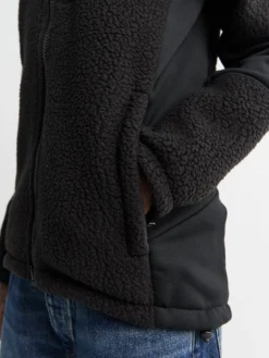 Tindur Technical Shearling Jakke i Sort