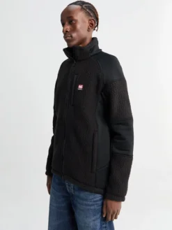 Tindur Technical Shearling Jakke i Sort
