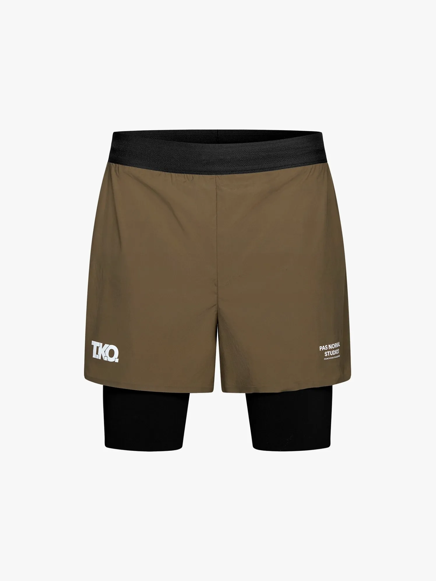 T.K.O. Balance 2-in-1 Shorts i Dark Stone