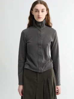 Tornado Cardigan i Vasket Sort Rogue Loopback