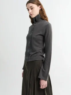 Tornado Cardigan i Vasket Sort Rogue Loopback