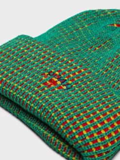 Tri-Color Beanie i Tri-Color Grøn, Gul og Rød
