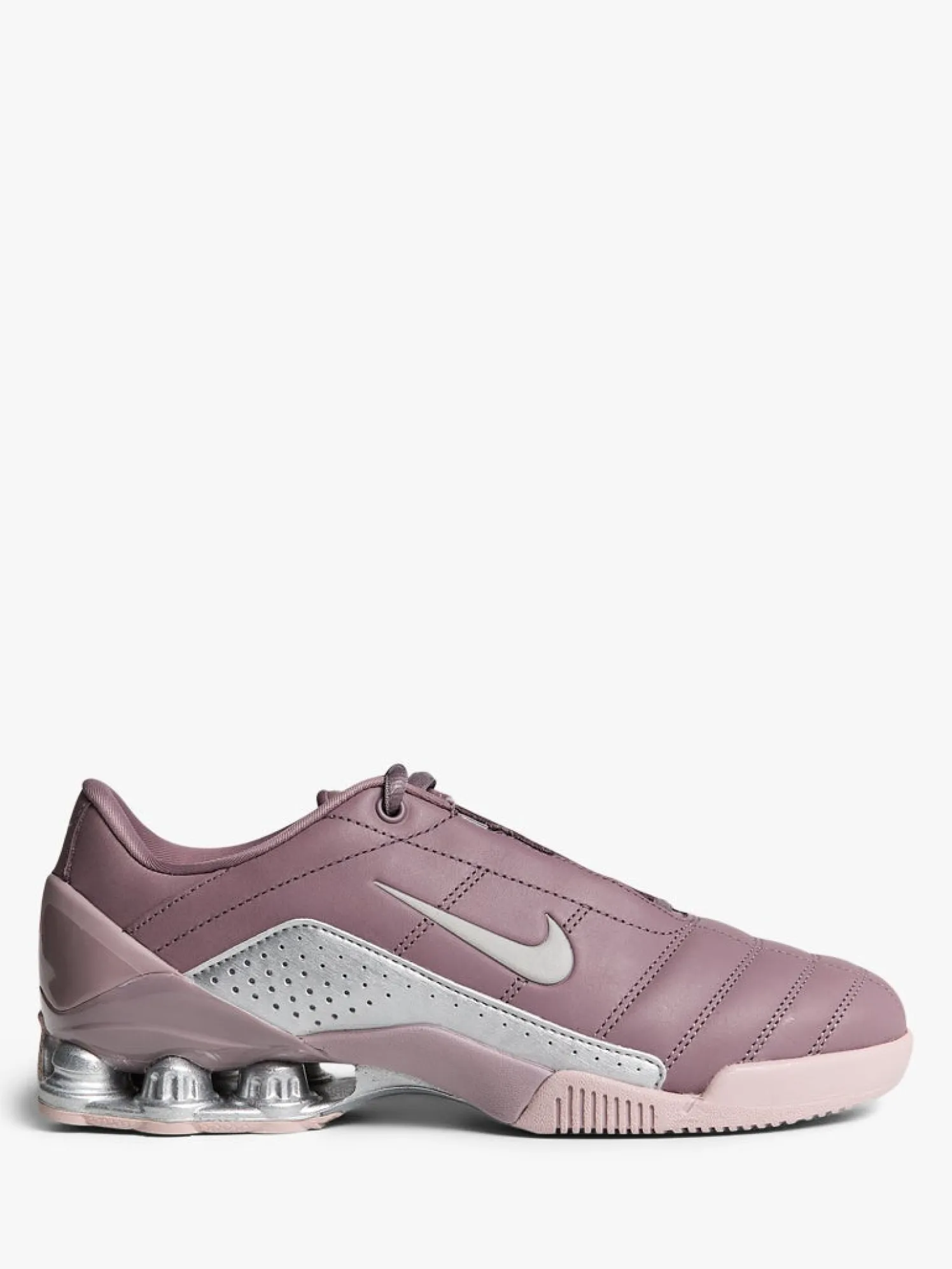 T90 Shox Magia QS i Taupe Grå, Metallisk Sølv og Violet Ore