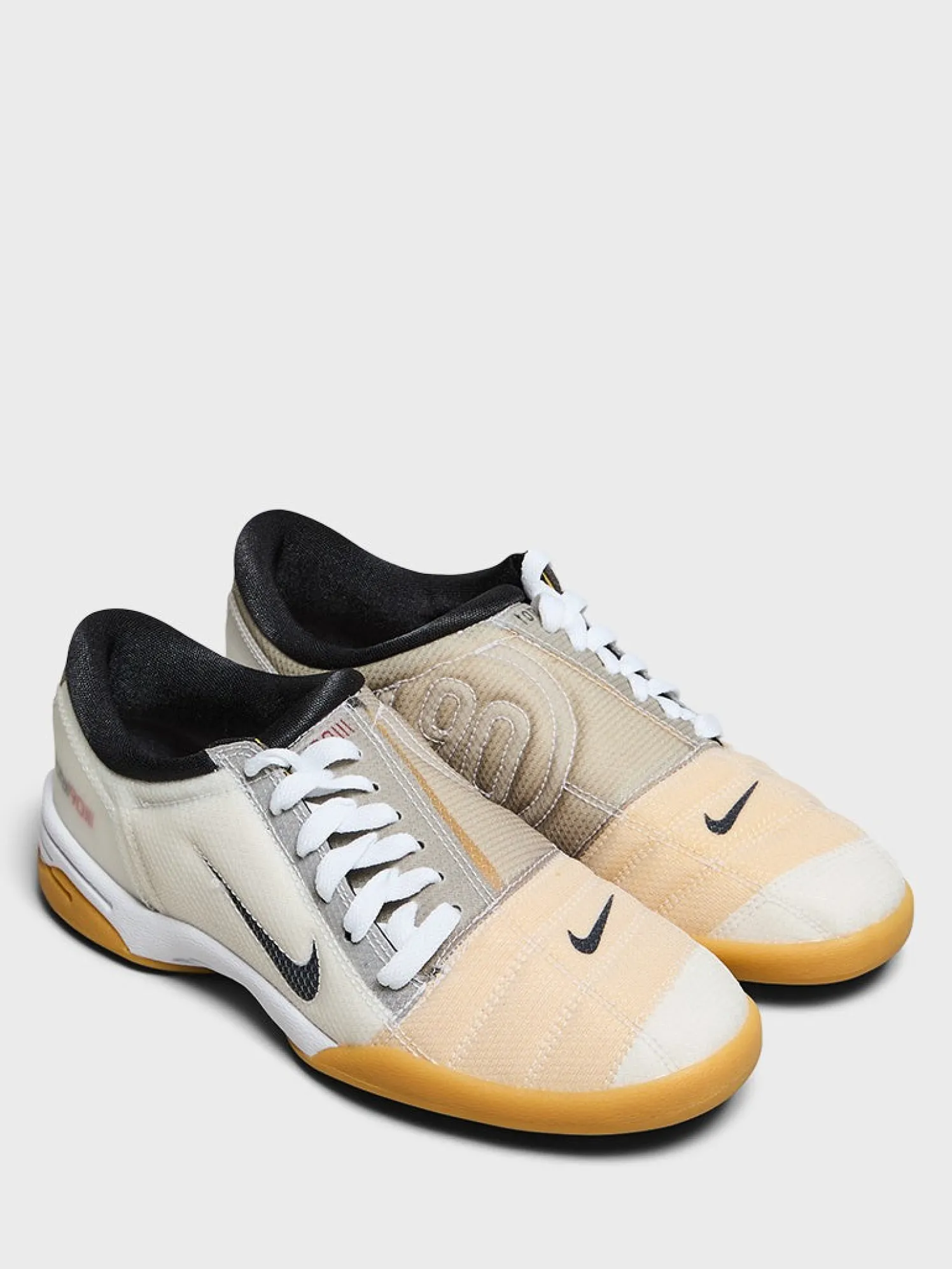 T90 Sneakers i White, Black and Gum Light Brown