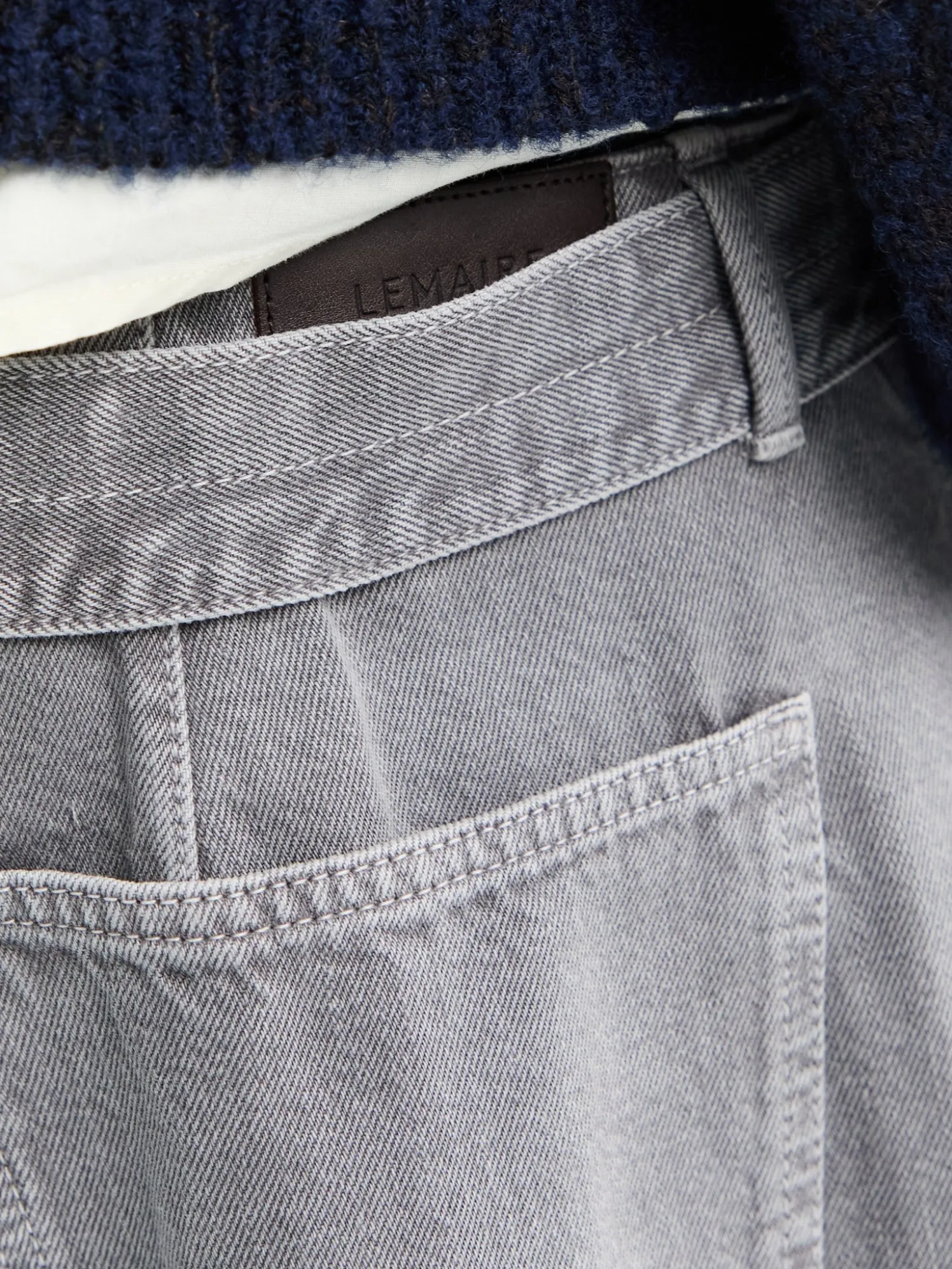 Twisted Belted Bukser i Heather