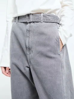 Twisted Belted Bukser i Heather