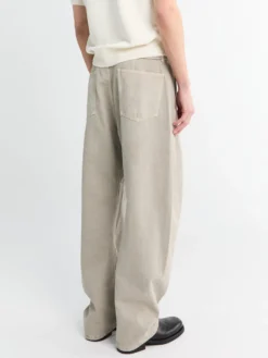 Twisted Belted Bukser i Moonstone