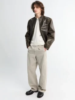 Twisted Belted Bukser i Moonstone