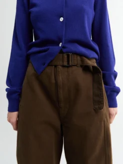 Twisted Belted Pants i Cacao