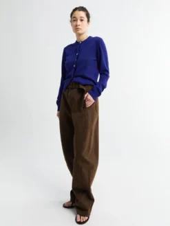 Twisted Belted Pants i Cacao