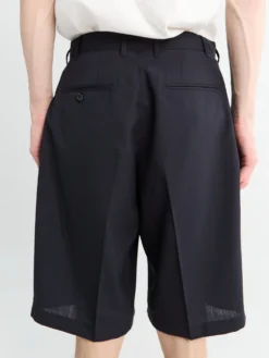 Uld Shorts i Navy